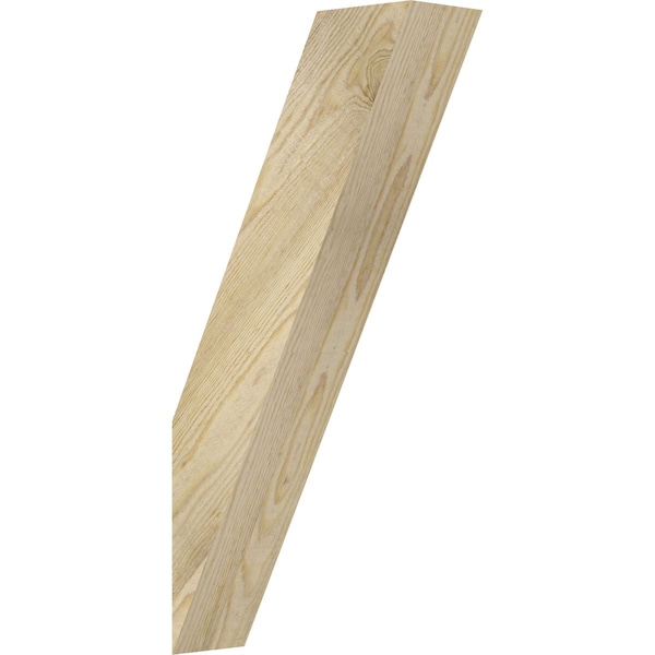 Ekena Millwork 4"W x 12"D x 24"H Traditional Rough Sawn Knee Brace, Douglas Fir BRC04X12X24TRA00RDF - main